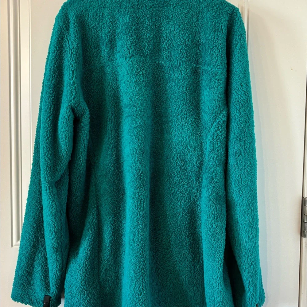 The North Face Turquoise Fleece Jacket - Picture 3 of 3
